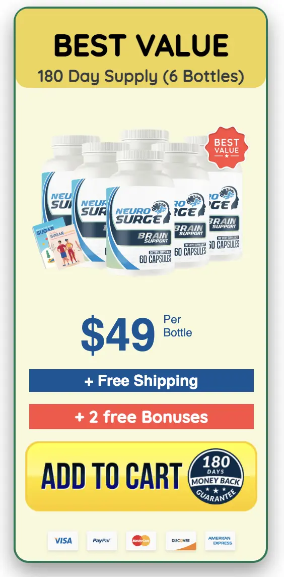 Neuro Surge order six bottles