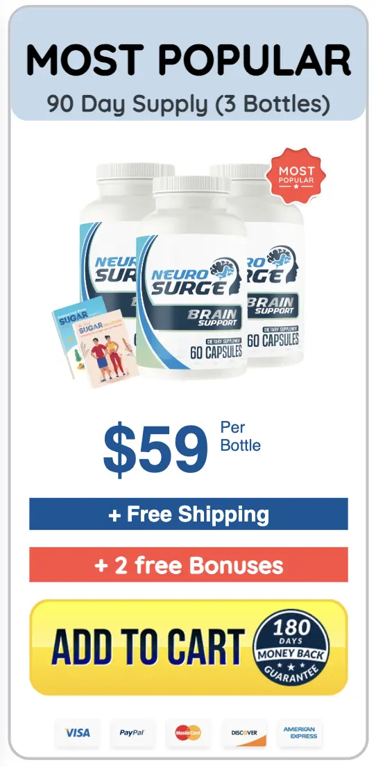 Neuro Surge order three bottles
